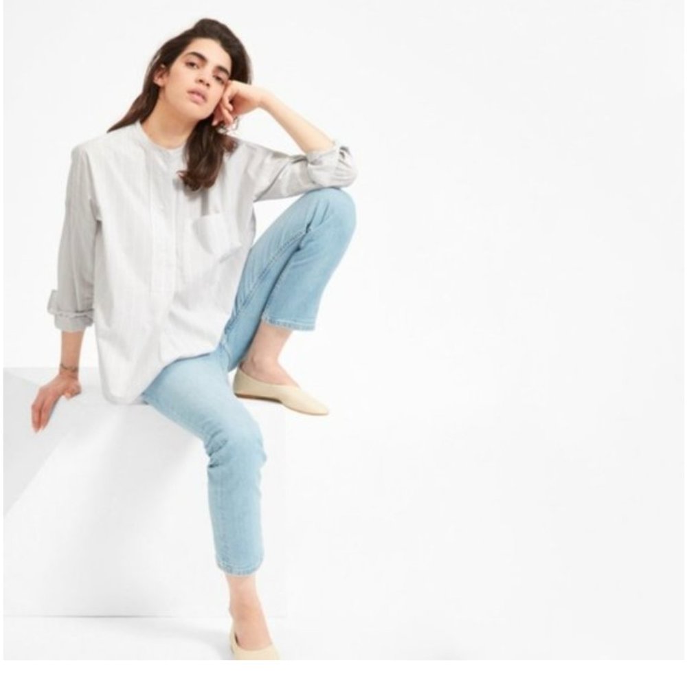 Everlane Soft Cotton Popover Shirt